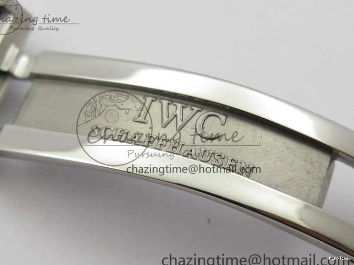 MIROTIME 0124 Supportive Big Pilot IW501008 “Boutique London” SS ZF Best Edition Blue Dial on Blue Leather Strap A 7106